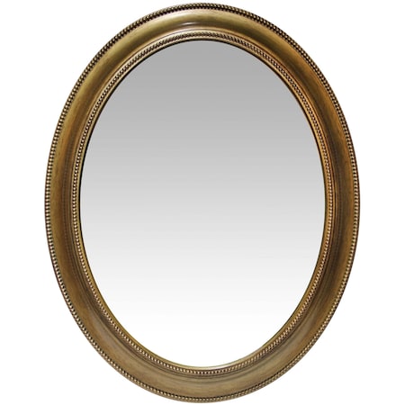Infinity Instruments Sonore - H 30" x W 24 in Antique Gold Decorative Frame Wall Mirror 15384AG